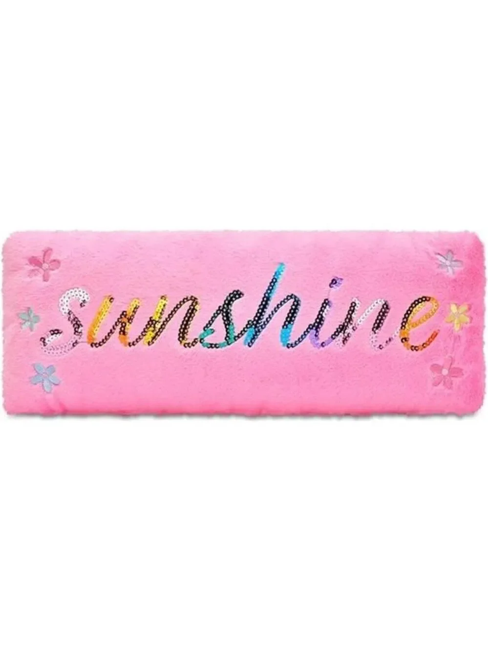 Rainbow Spring Sunshine Accent Pillow 16x6 Plush Fleece Rectangular Throw Cushio